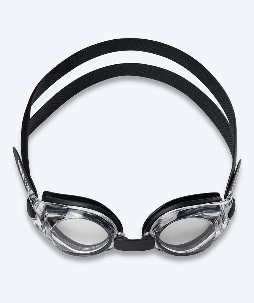 Watery farsighted swimming goggles with prescription for kids - (+2.0) – (+4.0) - Baffin - Black