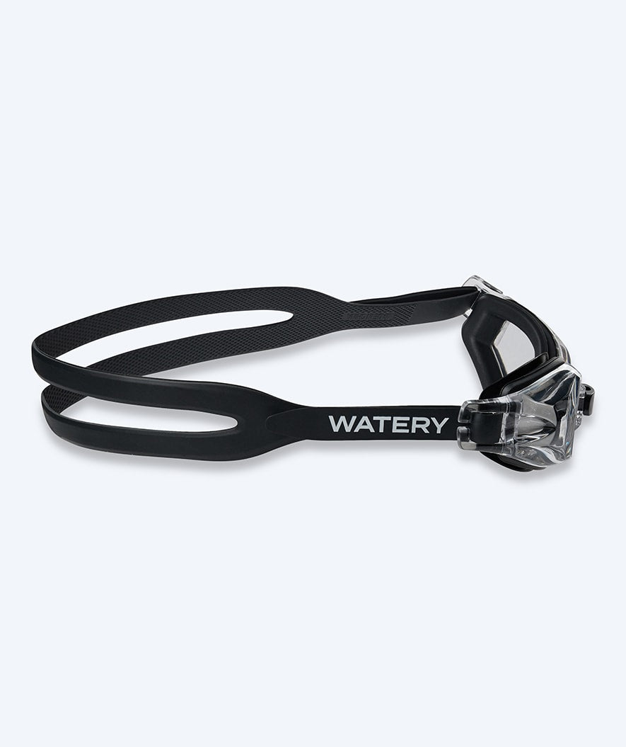 Watery nearsighted swimming goggles with prescription for kids - (-1.5) – (-7.0) - Baffin - Black
