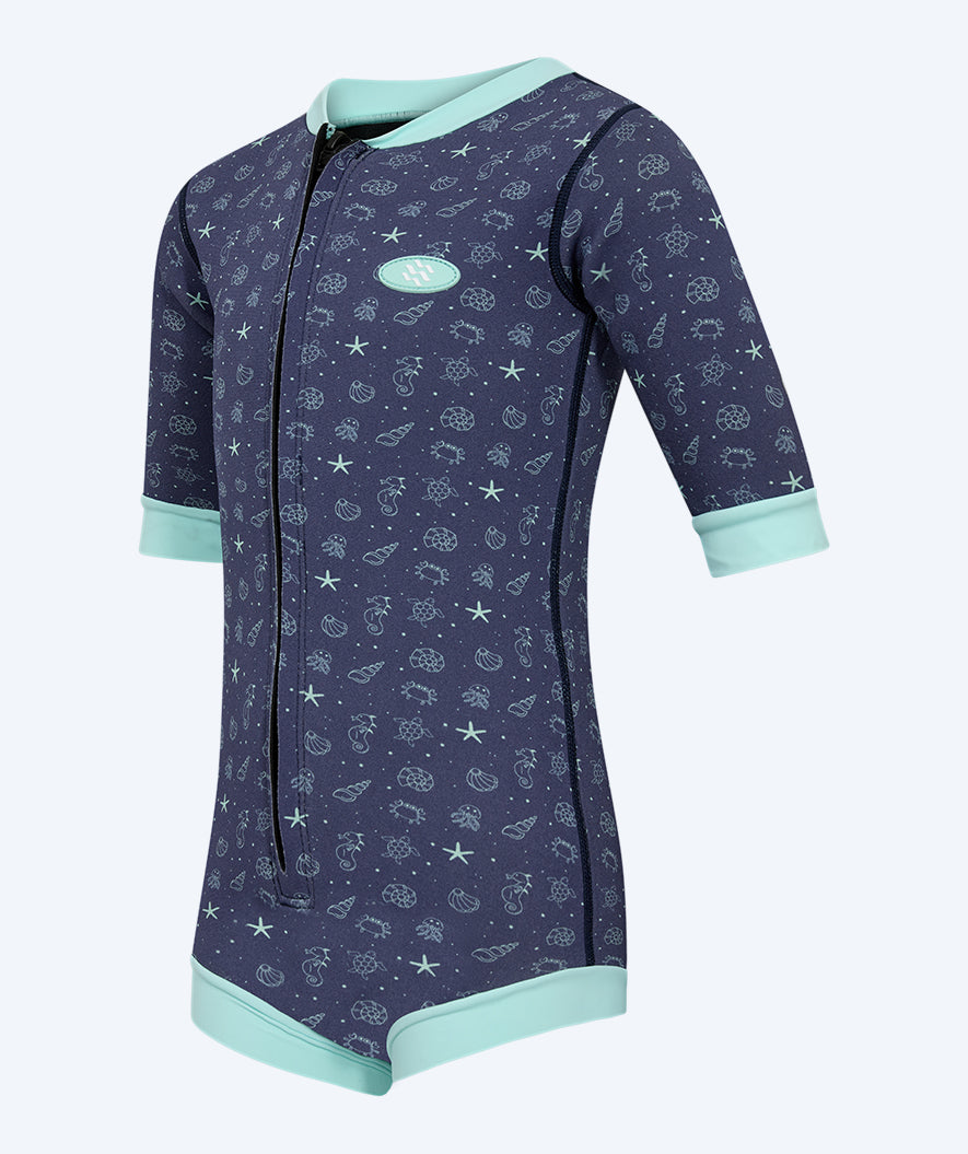 Watery wetsuit for baby - Baia Full-Body - Atlantic Turquoise