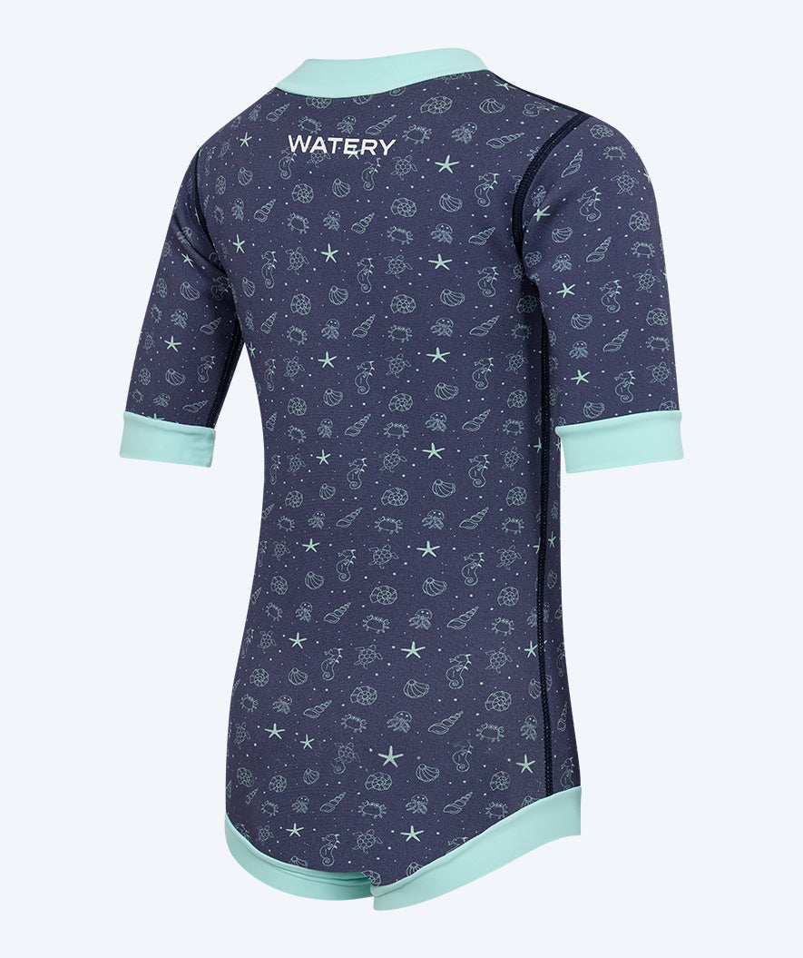 Watery wetsuit for baby - Baia Full-Body - Atlantic Turquoise