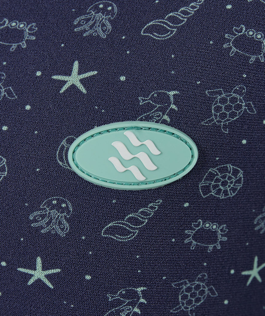 Watery wetsuit for baby - Baia Full-Body - Atlantic Turquoise
