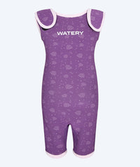 Watery wetsuit for kids - Baia Shorty - Atlantic Purple