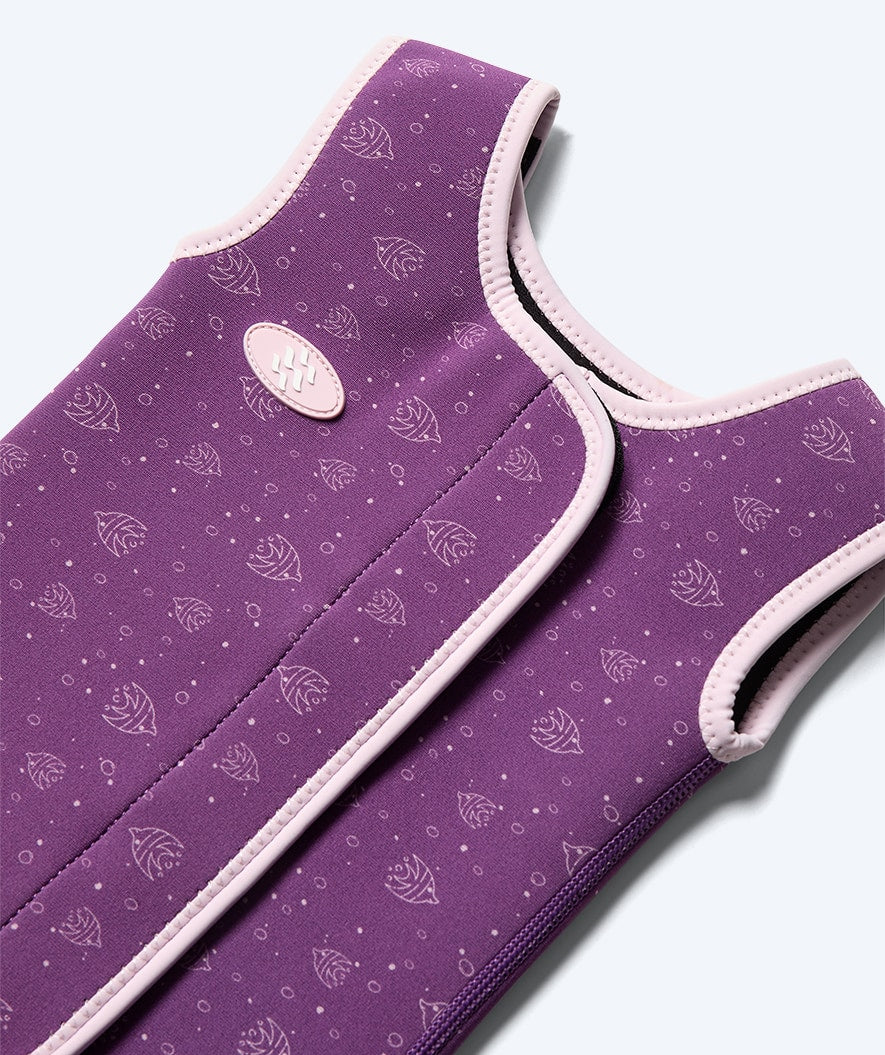 Watery wetsuit for kids - Baia Shorty - Atlantic Purple