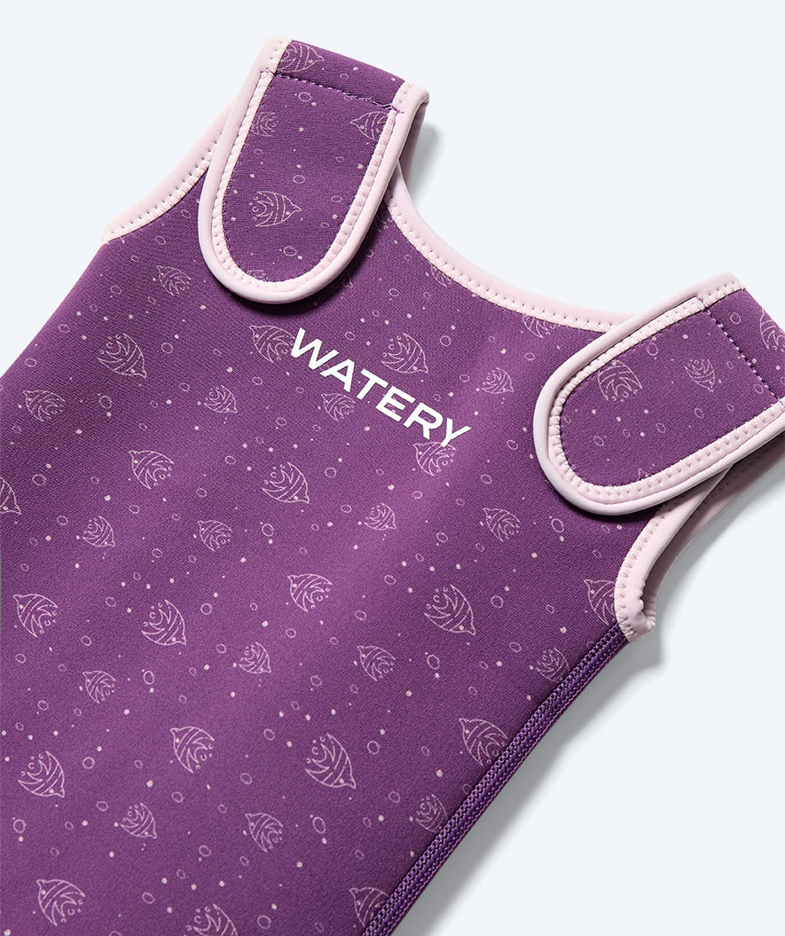 Watery wetsuit for kids - Baia Shorty - Atlantic Purple