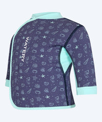 Watery neoprene shirt for kids - Baia Top - Atlantic Turquoise
