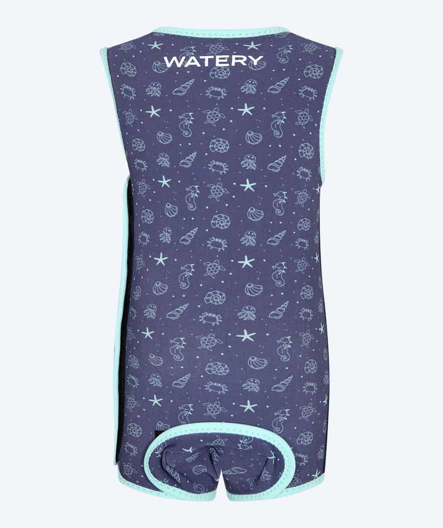 Watery wetsuit for kids - Baia Wrap - Atlantic Turquoise