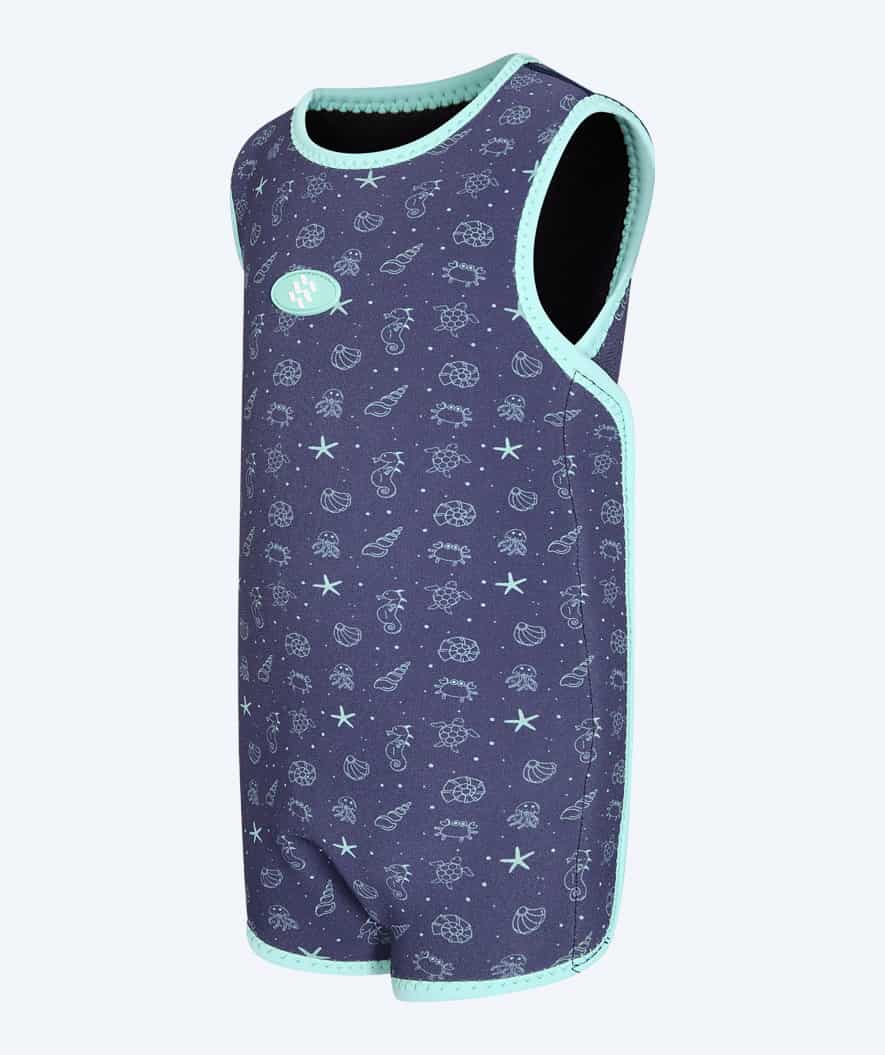 Watery wetsuit for kids - Baia Wrap - Atlantic Turquoise