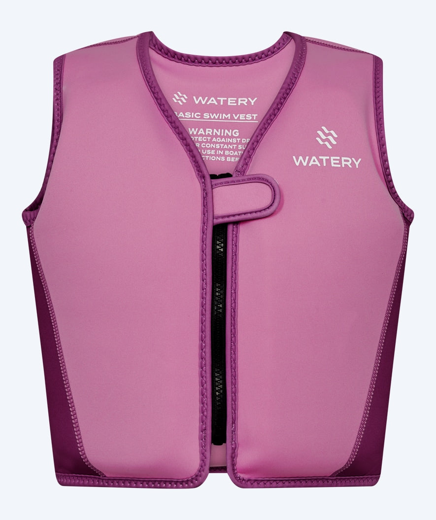 Watery swim vest for kids (2-8) - Basic - Purple