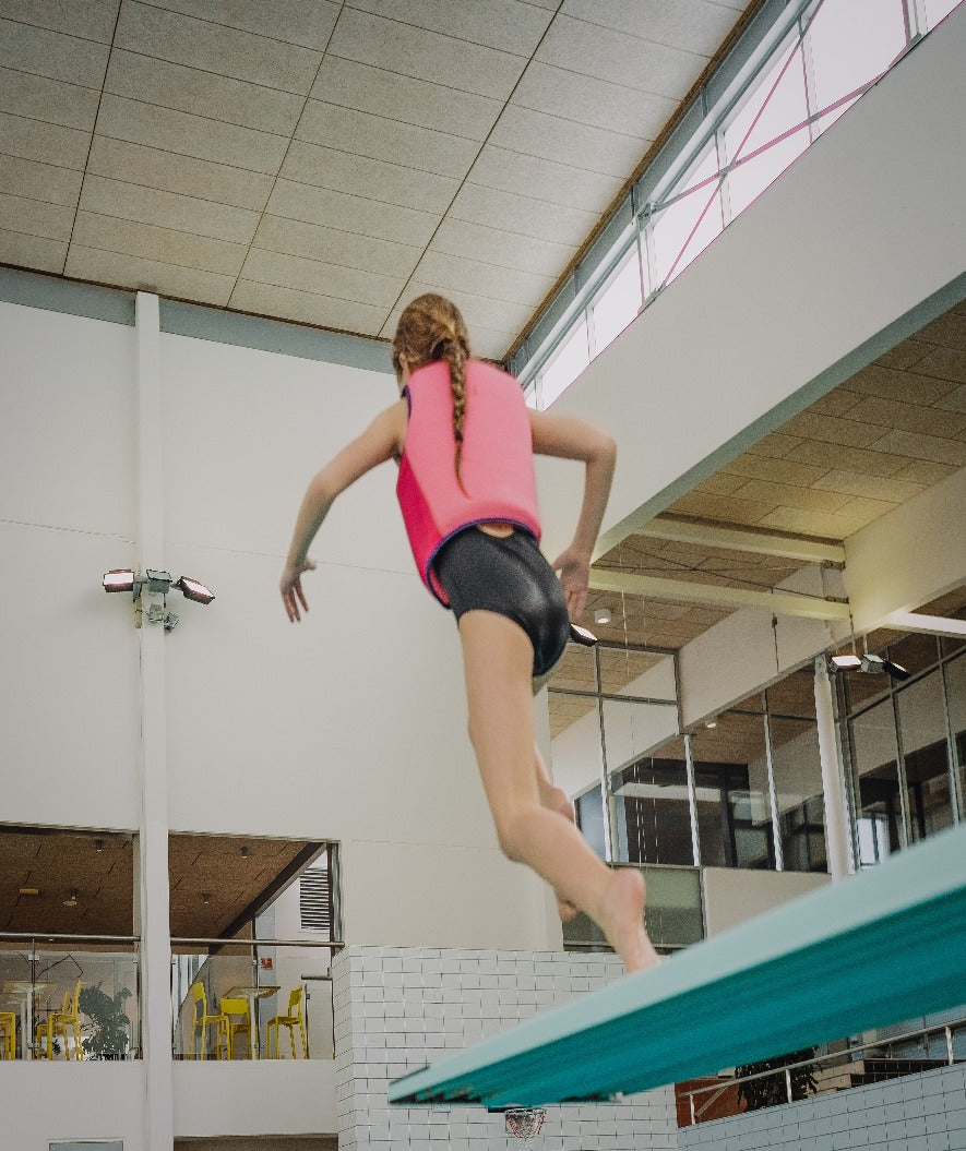 Watery swim vest for kids (2-8) - Basic - Pink