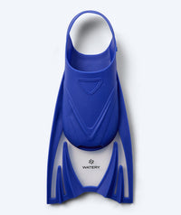 Watery swim fins for kids (25-34) - Bimasha - Dark blue