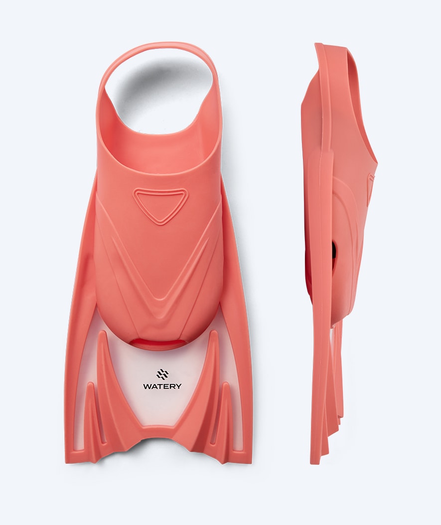 Watery swim fins for kids (25-34) - Bimasha - Light pink