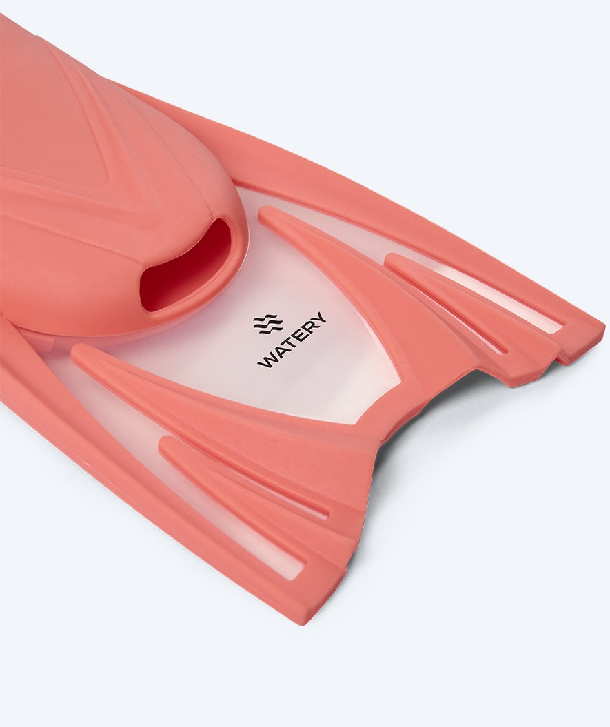 Watery swim fins for kids (25-34) - Bimasha - Light pink