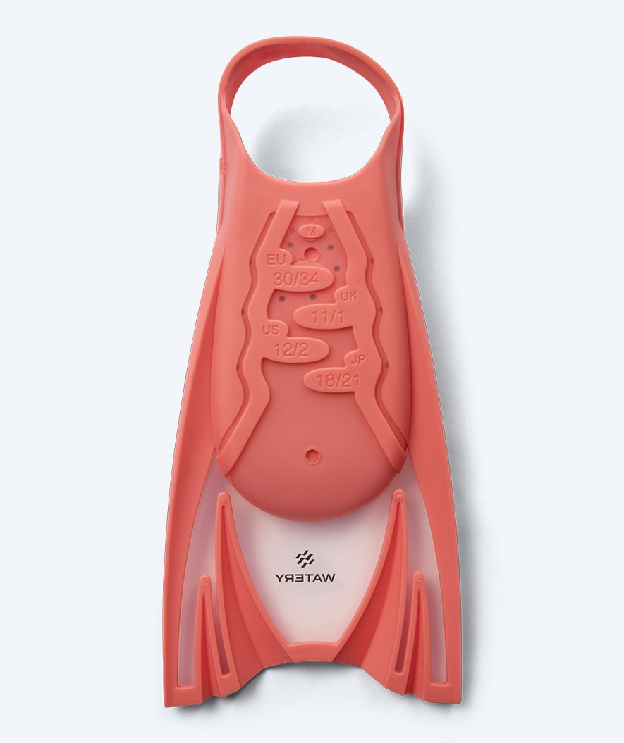 Watery swim fins for kids (25-34) - Bimasha - Light pink