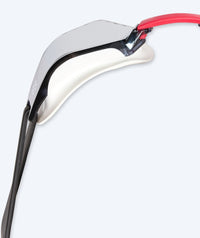 Watery racing swimming goggles - Brooks Mirror - White/silver