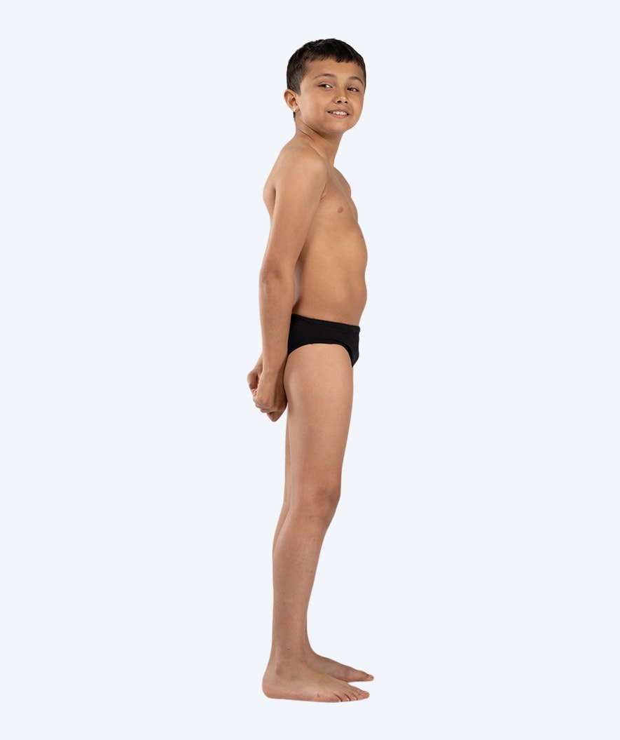 Watery triangular swim trunks for boys - Budgie Eco - Black