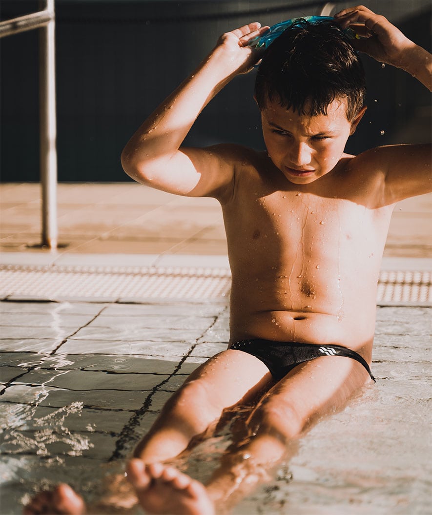 Watery briefs for boys - Budgie Eco - Black Sporty