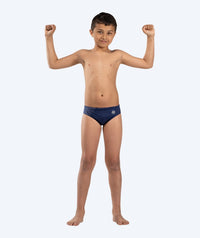 Watery triangular swim trunks for boys - Budgie Eco - Blue Sporty