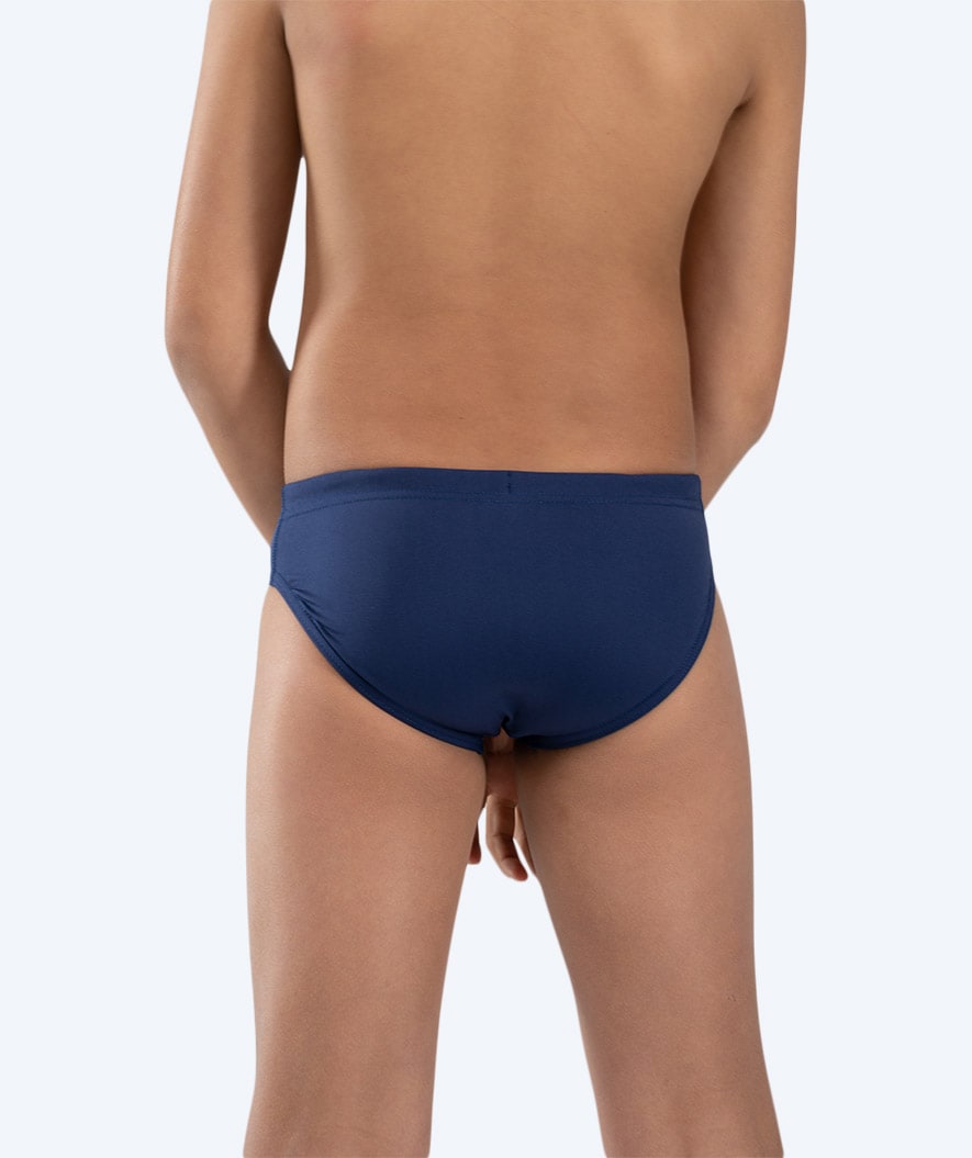 Watery triangular swim trunks for boys - Budgie Eco - Blue Sporty