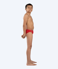 Watery triangular swim trunks for boys - Budgie Eco - Red Sporty