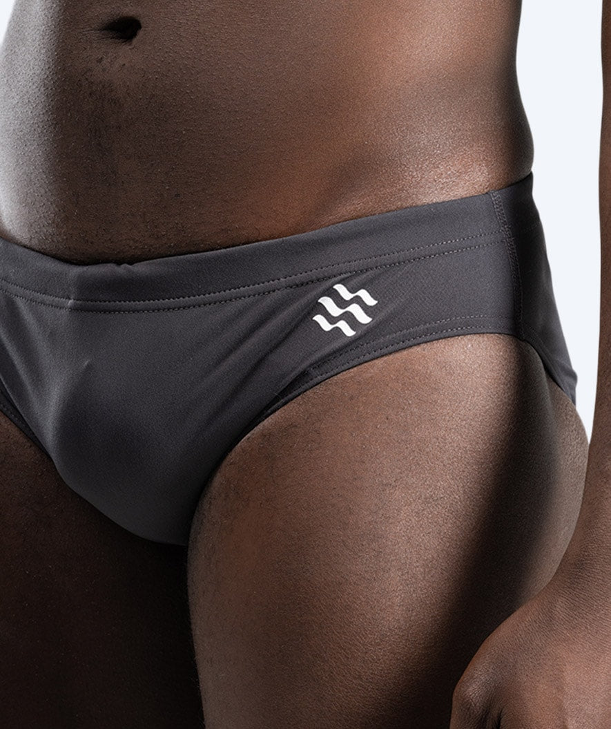 Watery triangular swim trunks for men - Budgie Eco - Grey