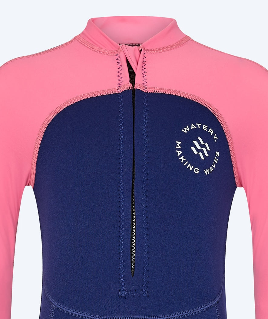 Watery UV wetsuit for kids - Calypso Full-Body - Pink