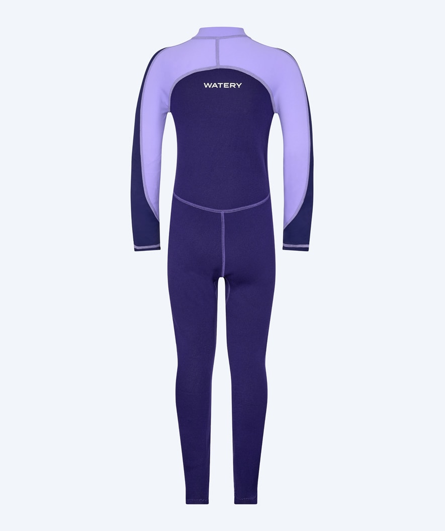 Watery UV wetsuit for kids - Calypso Full-Body - Purple