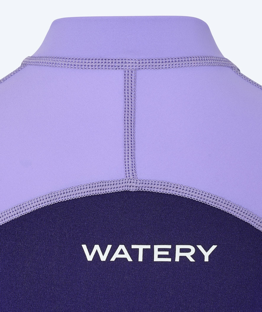 Watery UV wetsuit for kids - Calypso Full-Body - Purple