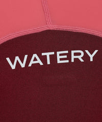 Watery UV wetsuit for kids - Calypso Long Sleeve - Red/pink
