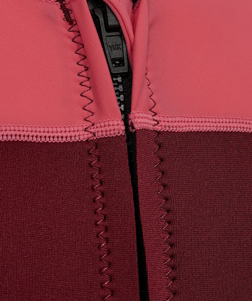 Watery UV wetsuit for kids - Calypso Long Sleeved - Red/pink