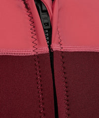 Watery UV wetsuit for kids - Calypso Long Sleeve - Red/pink