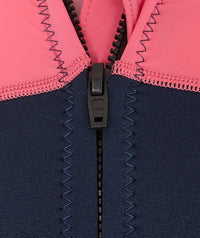 Watery UV wetsuit for kids - Calypso Long Sleeved - Coral/dark blue