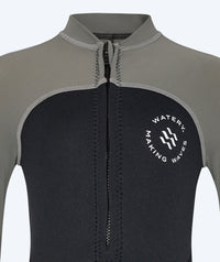Watery UV wetsuit for kids - Calypso Long Sleeve - Grey/black
