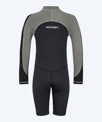 Watery UV wetsuit for kids - Calypso Long Sleeve - Grey/black