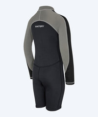 Watery UV wetsuit for kids - Calypso Long Sleeve - Grey/black
