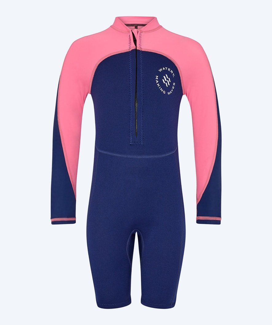Watery UV wetsuit for kids - Calypso Long Sleeve - Pink
