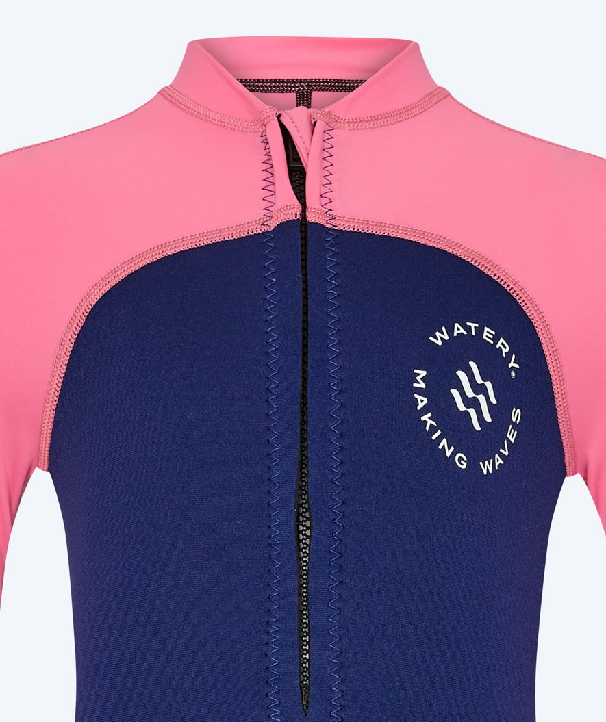Watery UV wetsuit for kids - Calypso Long Sleeve - Pink