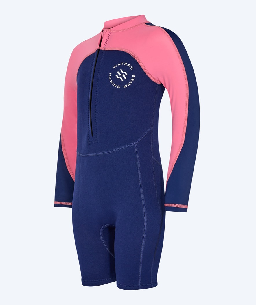 Watery UV wetsuit for kids - Calypso Long Sleeve - Pink