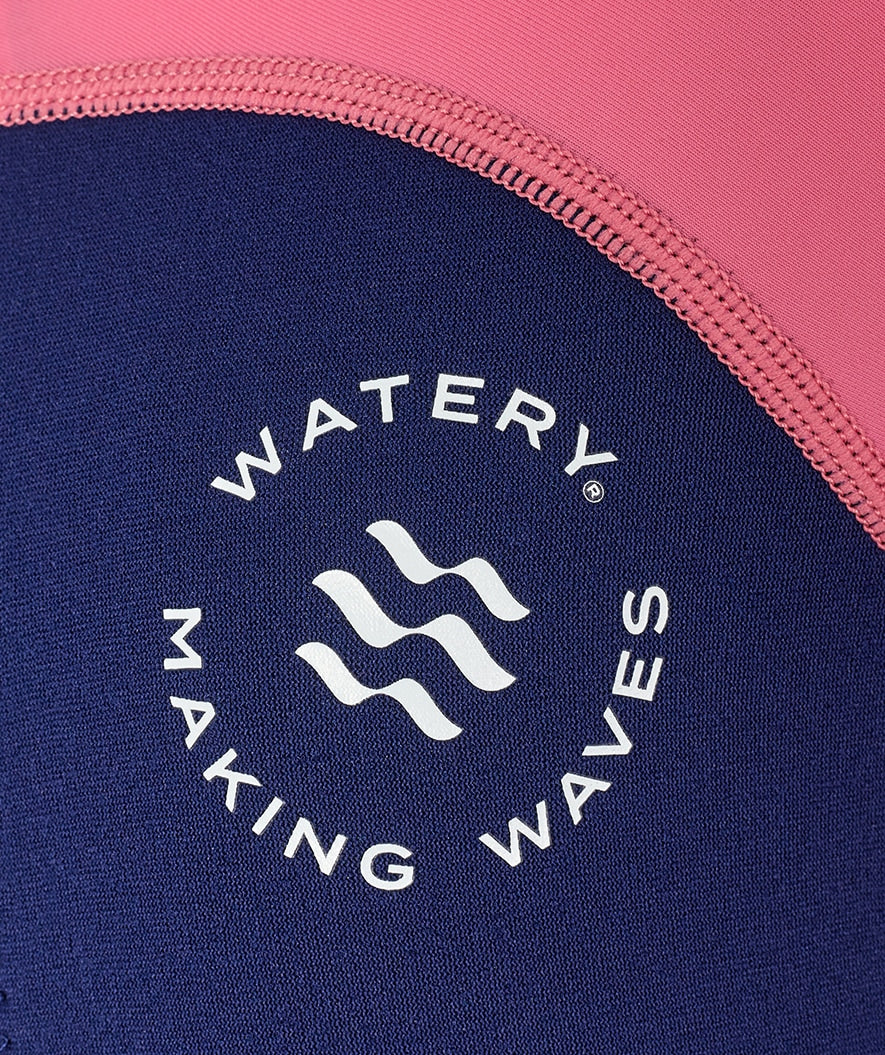 Watery UV wetsuit for kids - Calypso Long Sleeve - Pink