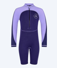 Watery UV wetsuit for kids - Calypso Long Sleeve - Purple