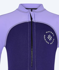 Watery UV wetsuit for kids - Calypso Long Sleeve - Purple