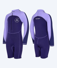 Watery UV wetsuit for kids - Calypso Long Sleeve - Purple