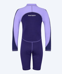 Watery UV wetsuit for kids - Calypso Long Sleeve - Purple