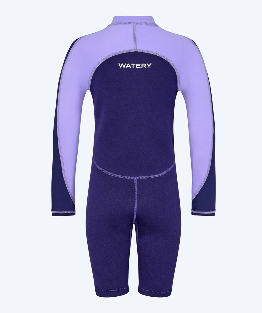 Watery UV wetsuit for kids - Calypso Long Sleeve - Purple