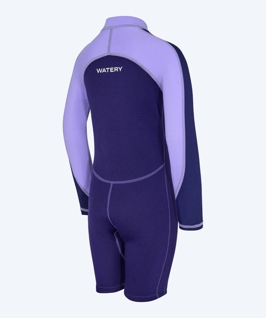 Watery UV wetsuit for kids - Calypso Long Sleeved - Purple