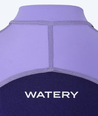 Watery UV wetsuit for kids - Calypso Long Sleeved - Purple