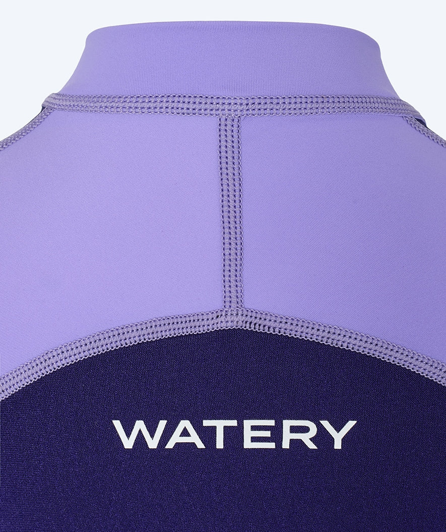 Watery UV wetsuit for kids - Calypso Long Sleeved - Purple