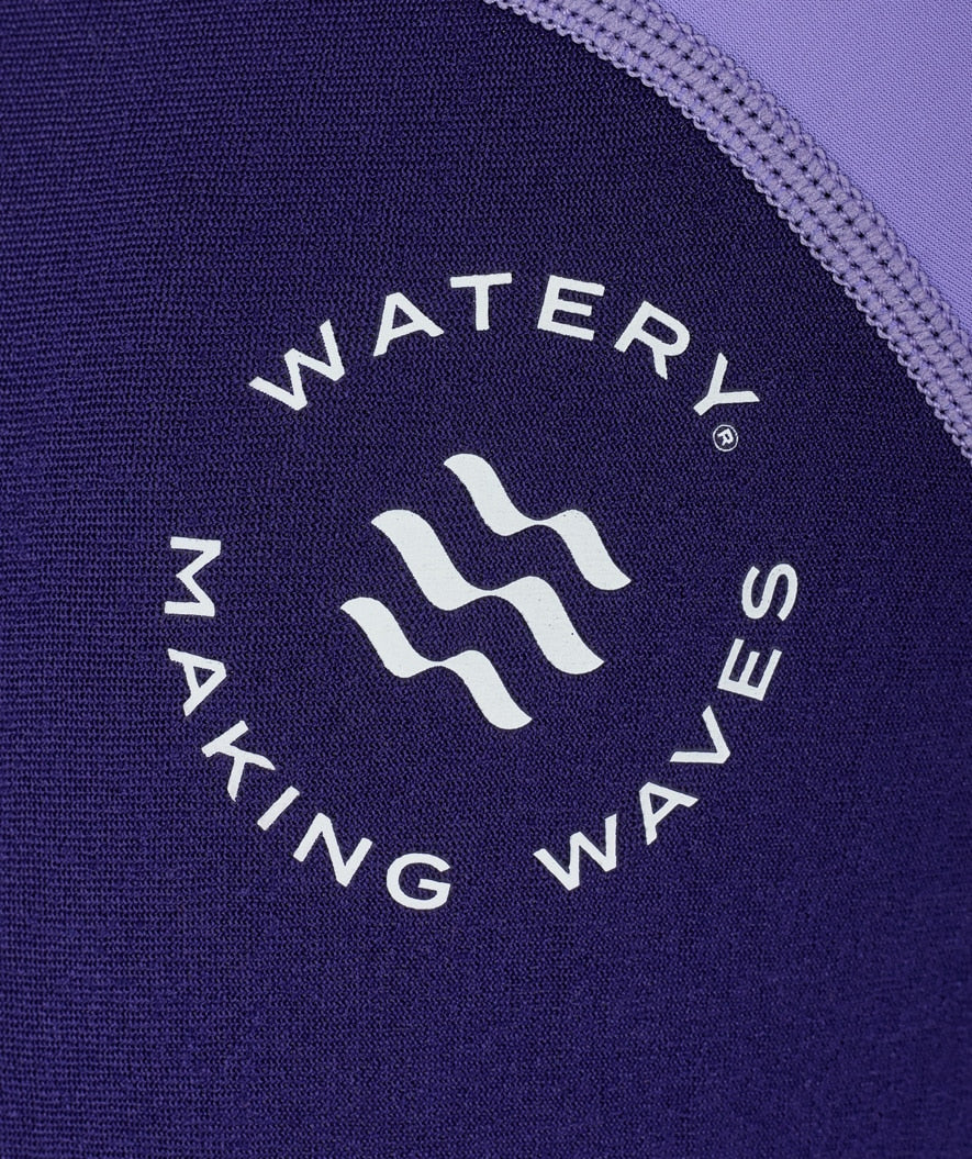 Watery UV wetsuit for kids - Calypso Long Sleeve - Purple