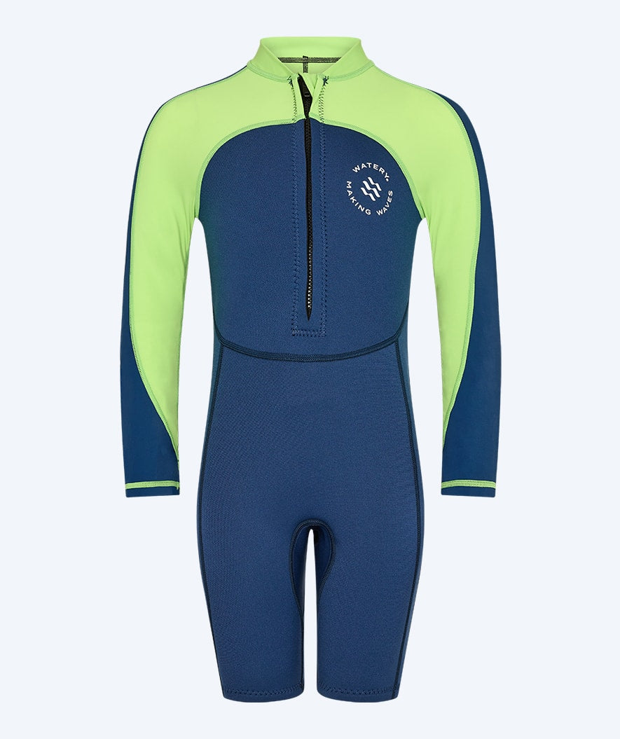 Watery UV wetsuit for kids - Calypso Long Sleeve - Atlantic Green