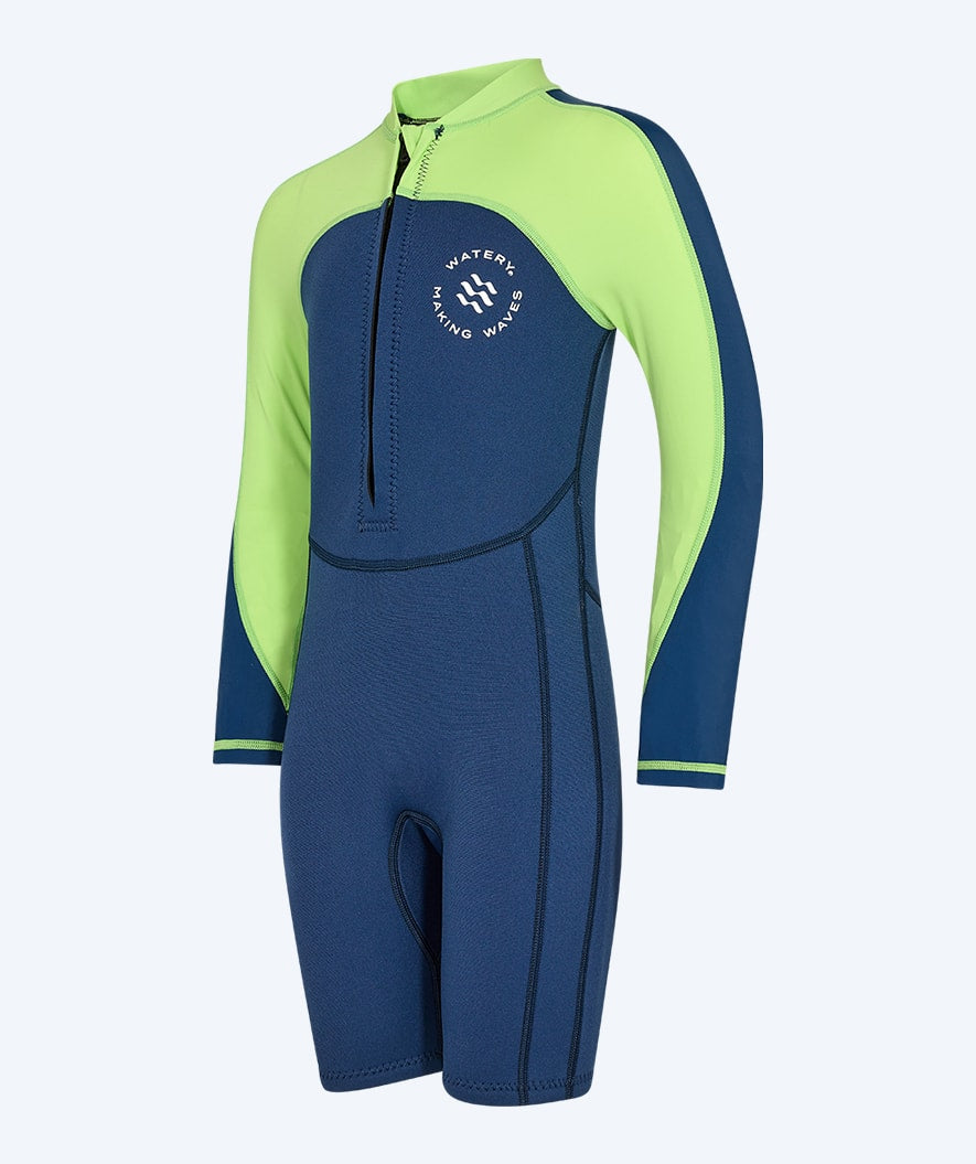 Watery UV wetsuit for kids - Calypso Long Sleeve - Atlantic Green