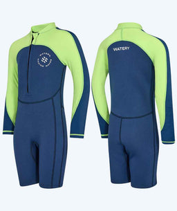 Watery UV wetsuit for kids - Calypso Long Sleeve - Atlantic Green
